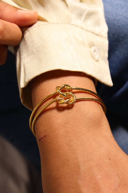 Eterna Knot Cuff Bracelet