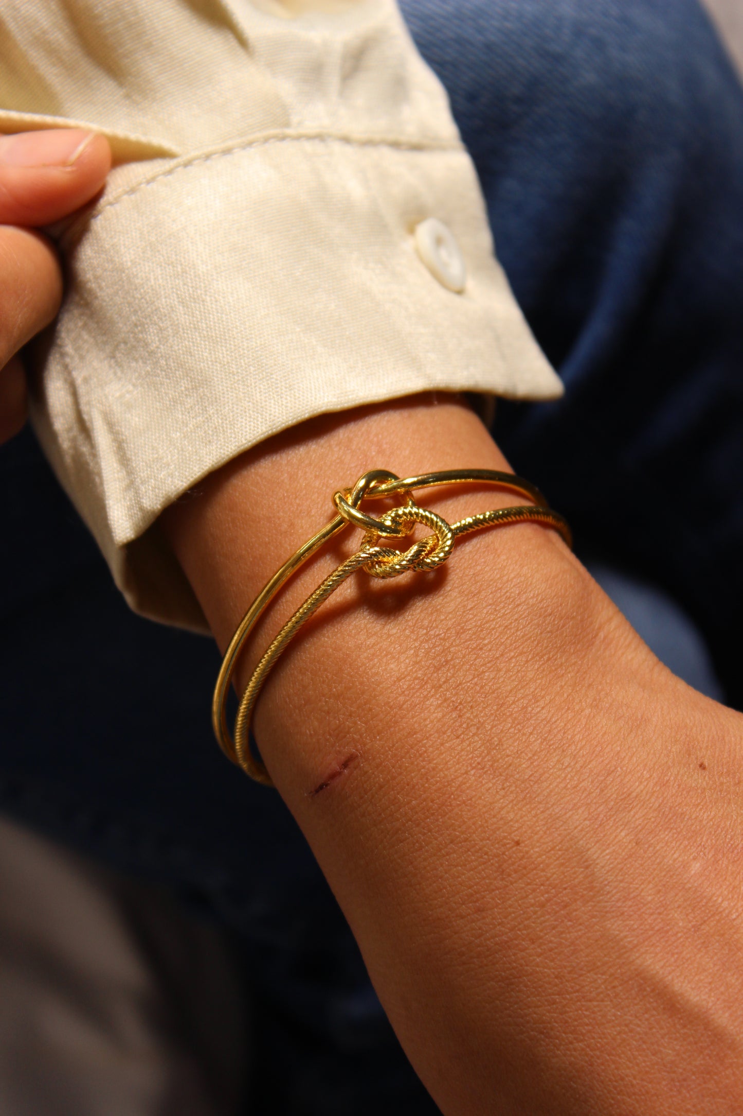 Eterna Knot Cuff Bracelet
