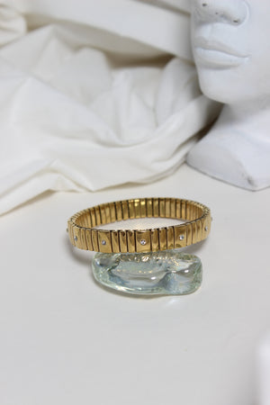 Midnight Spark Bracelet on a white surface