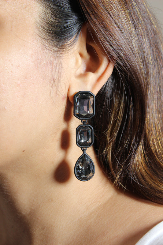 Noir Flame Earrings