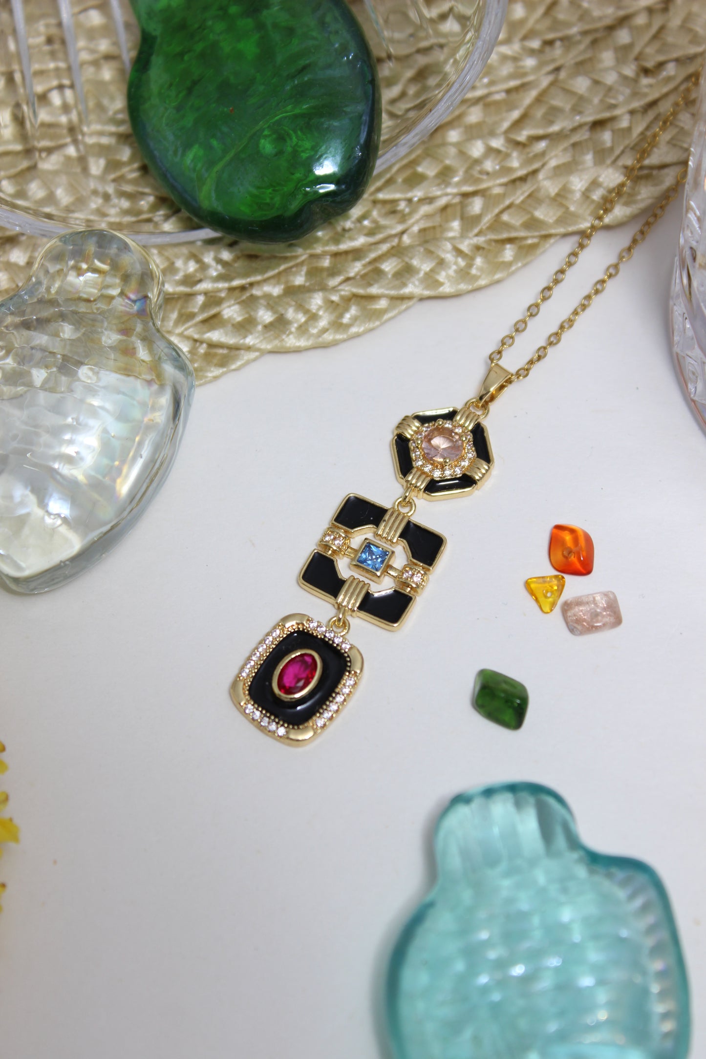 Noir Gem Necklace