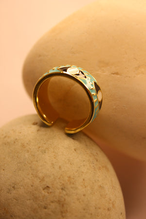 Nazare Ring on a beige stone surface