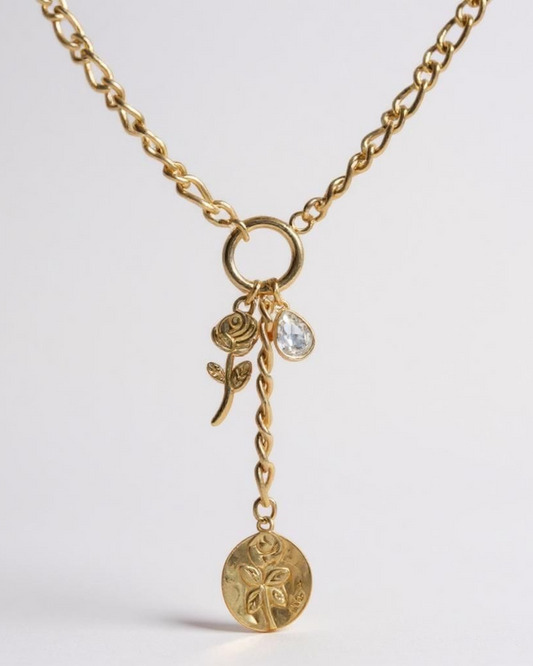 Chrysalis Dream Necklace on a light gray background