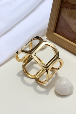 Echo Ridge Bracelet with a marble stone  and photo frame on a light surface