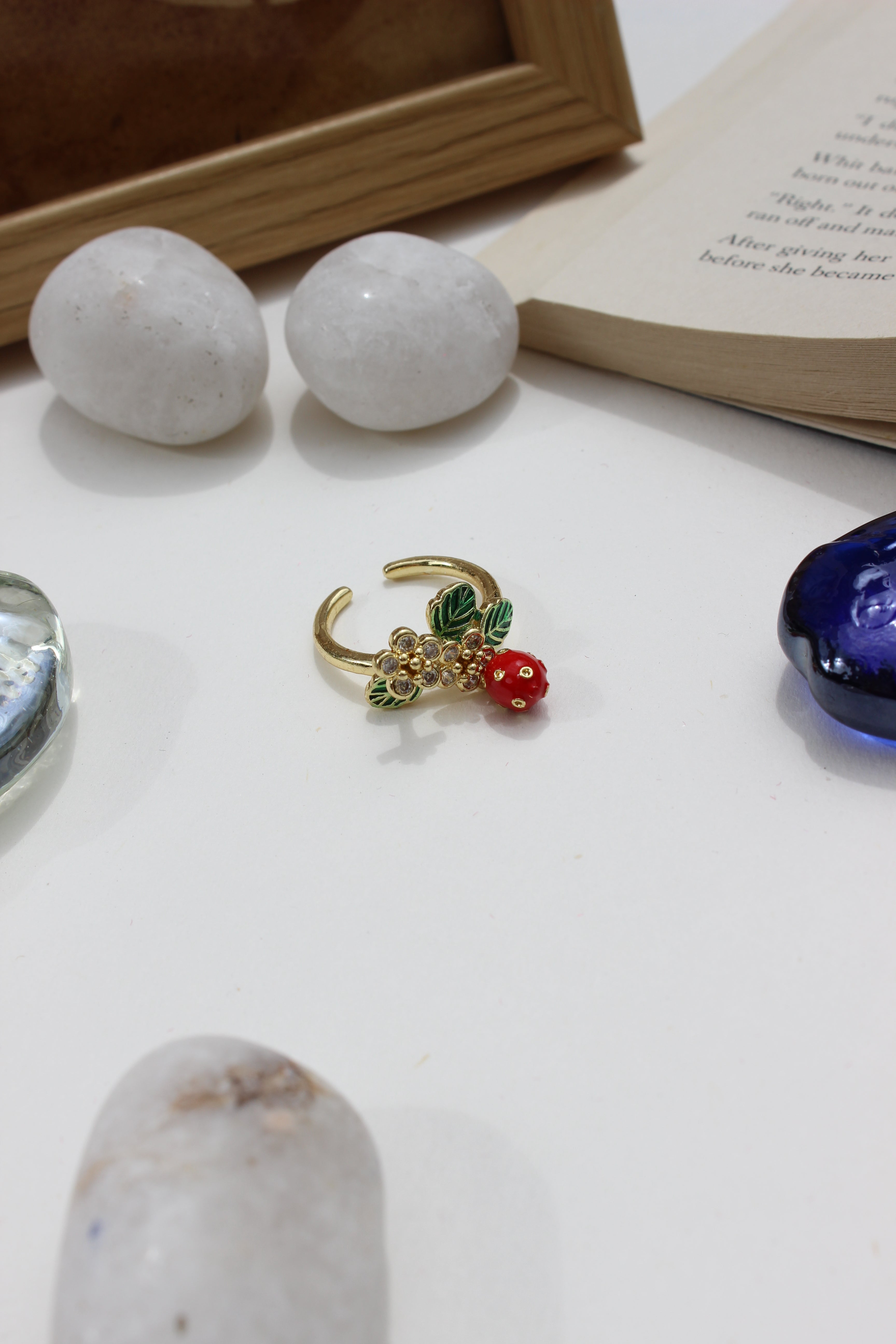 Sweetheart Spritz Ring on a white surface