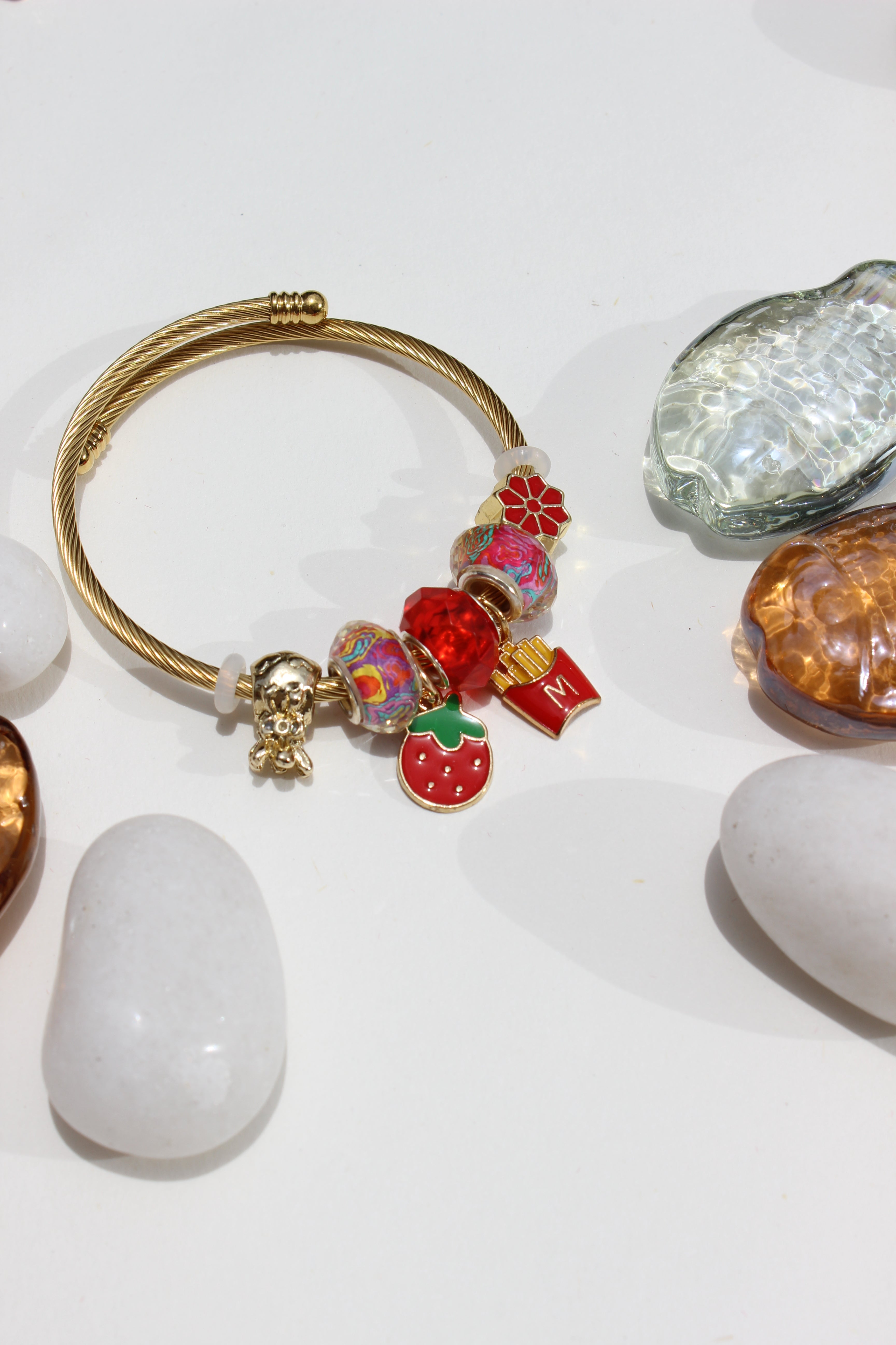 Blazette Charms Bracelet on a white background