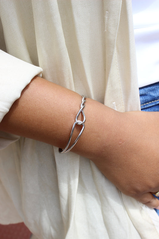 Sterling Dualis Cuff Bracelet