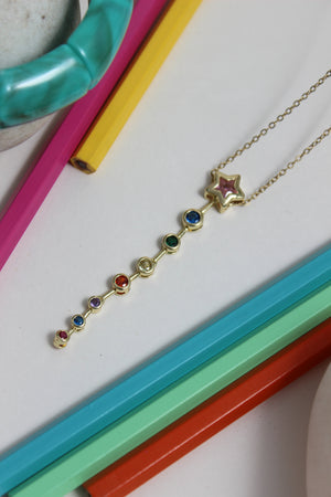 Nova Drip Necklace on a white background