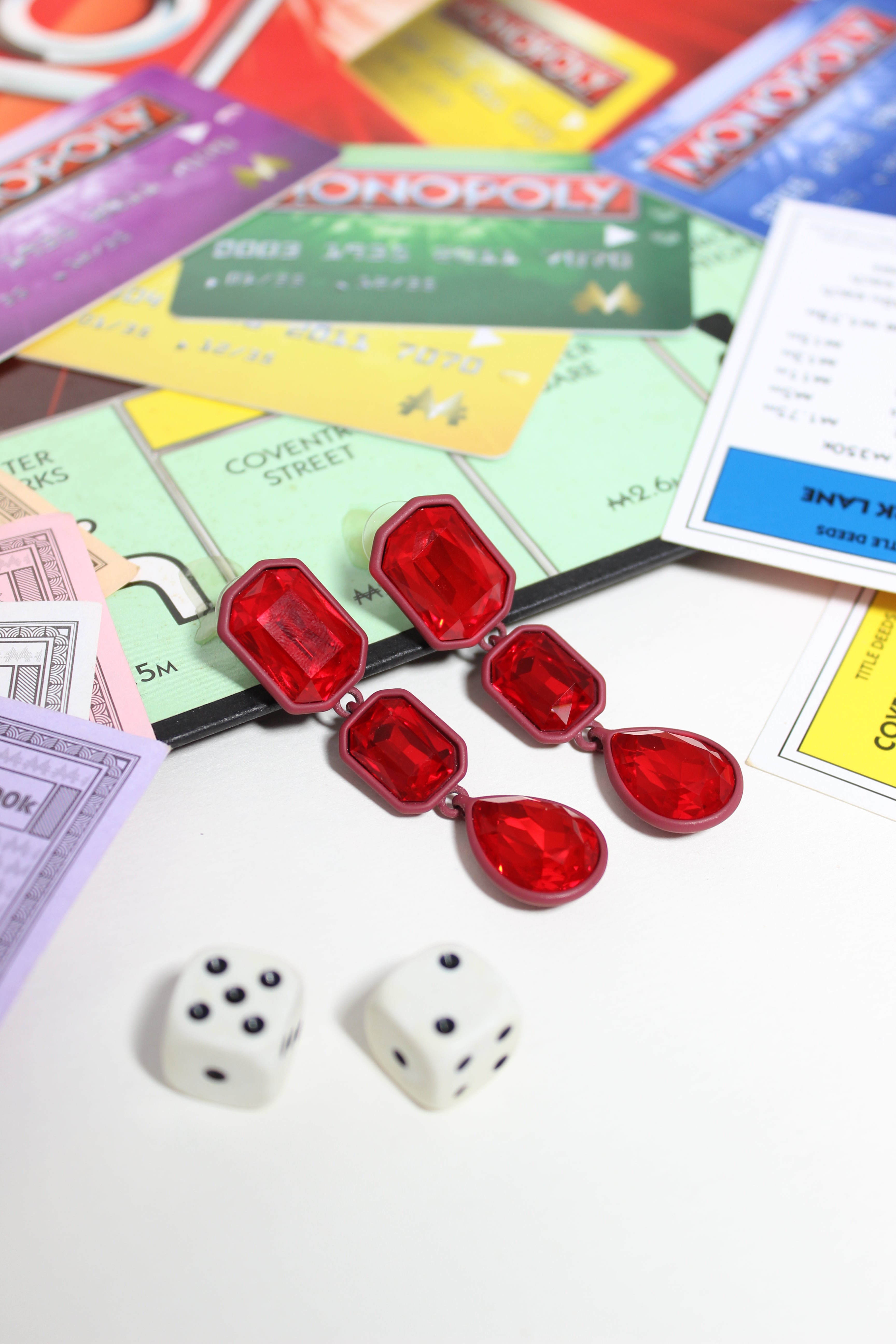 Scarlet Flame Earrings