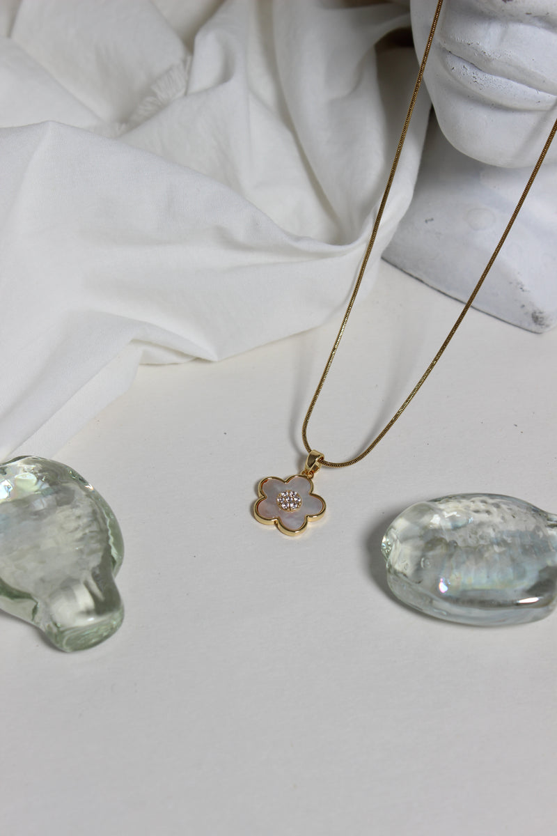 Moonflower Pendant Necklace