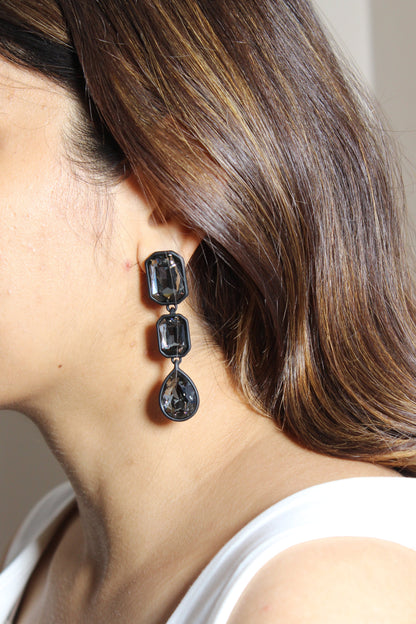 Noir Flame Earrings