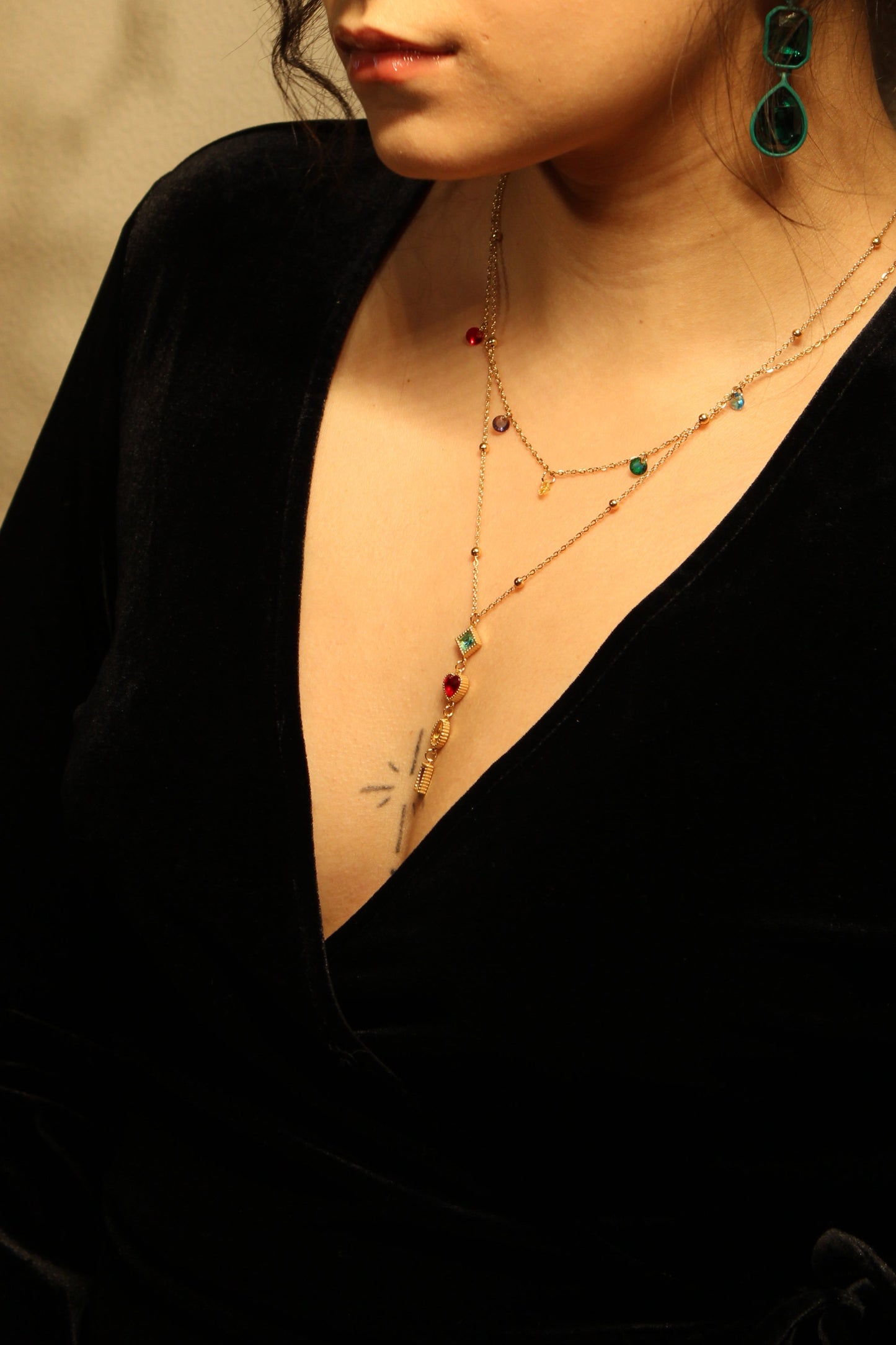Color Riot Layered Necklace