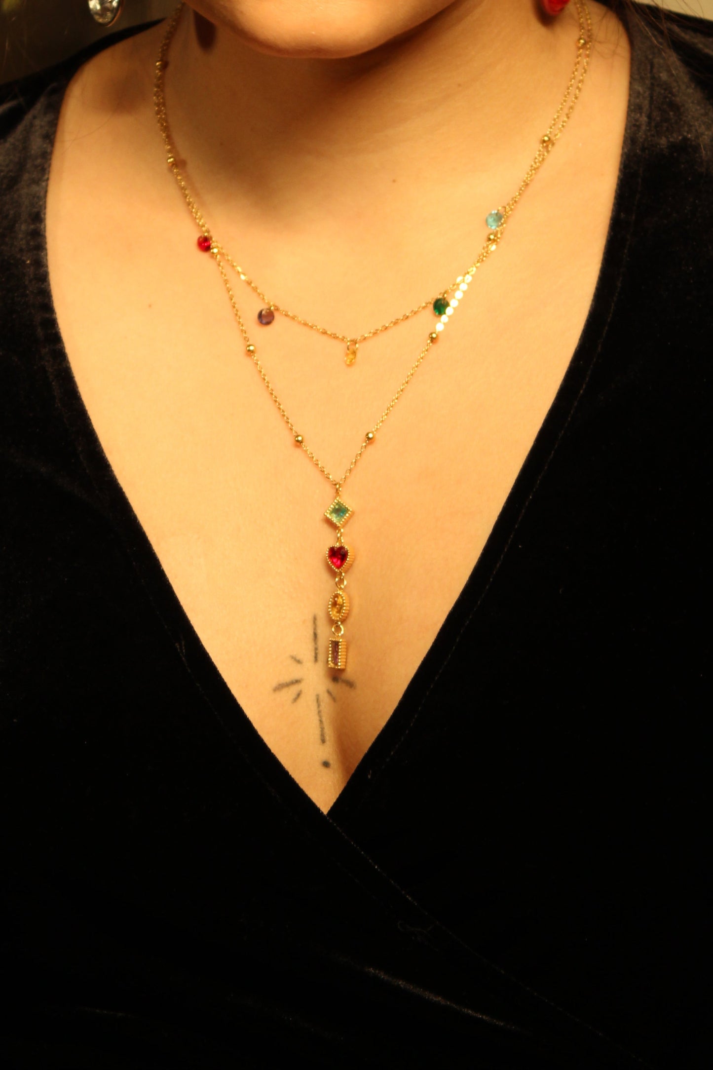 Color Riot Layered Necklace