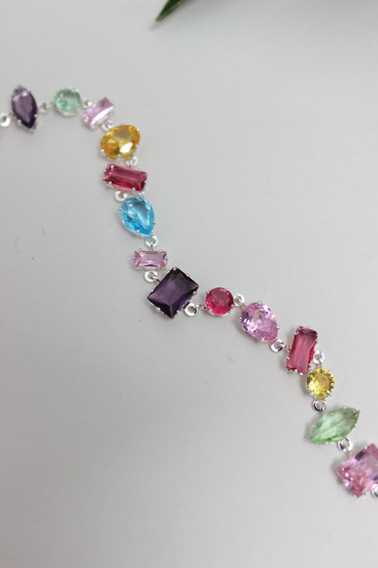 Rainbow Grid Bracelet