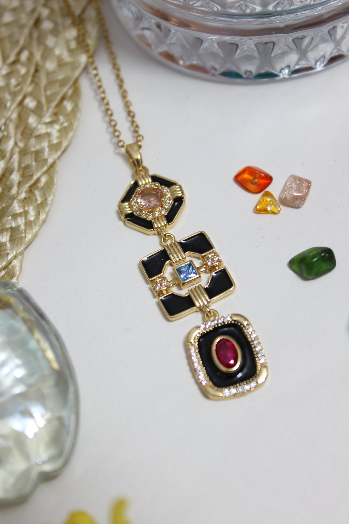 Noir Gem Necklace