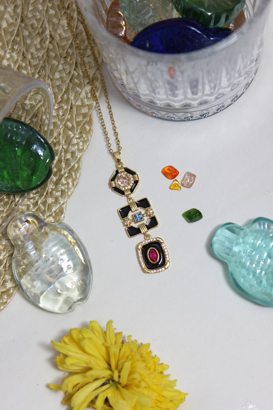 Noir Gem Necklace