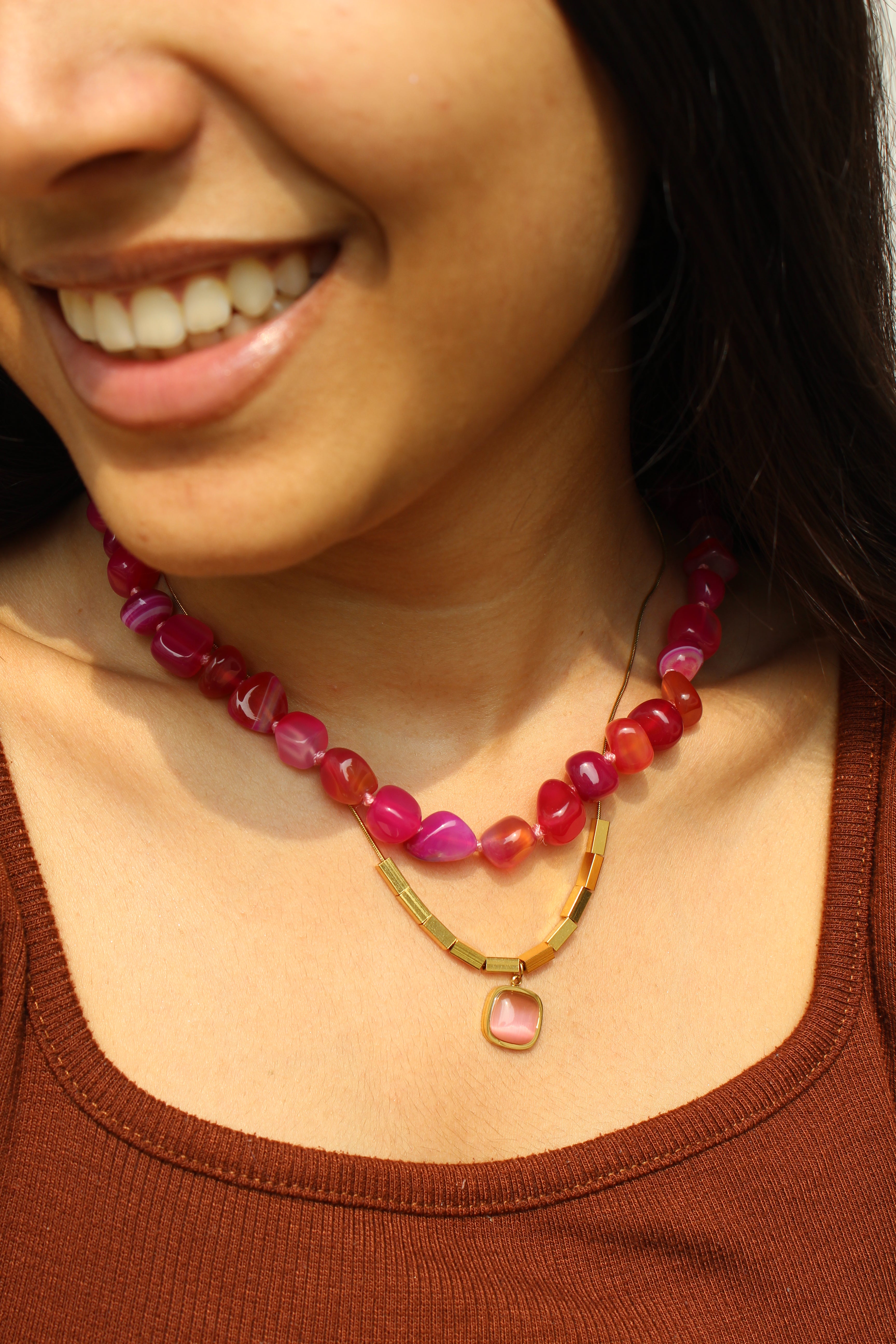 Elena Beaded Necklace