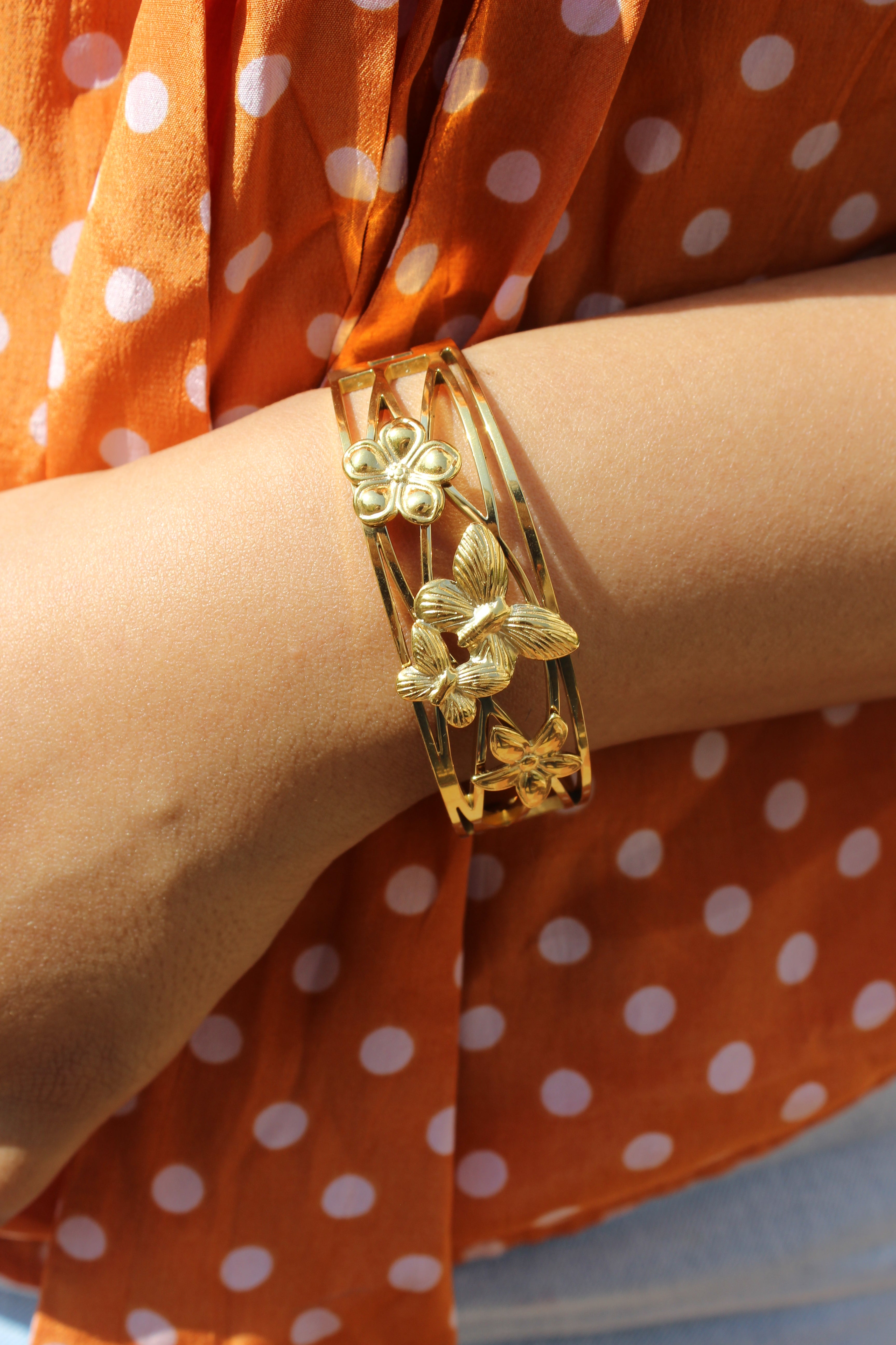 Fiore Garden Bangle Bracelet