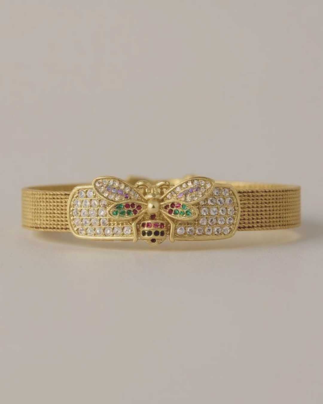 SolBee Watch Bracelet with butterfly design 