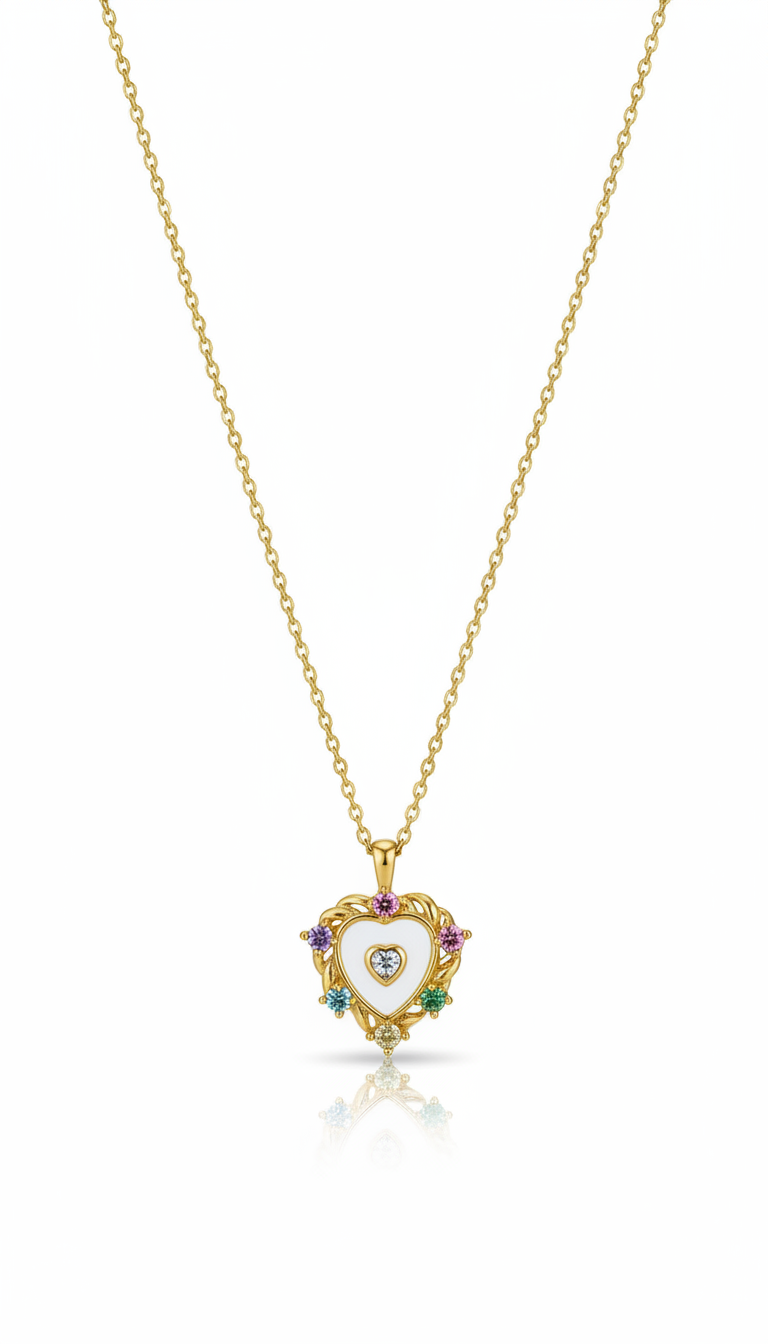 Everglow Heart Pendant Necklace