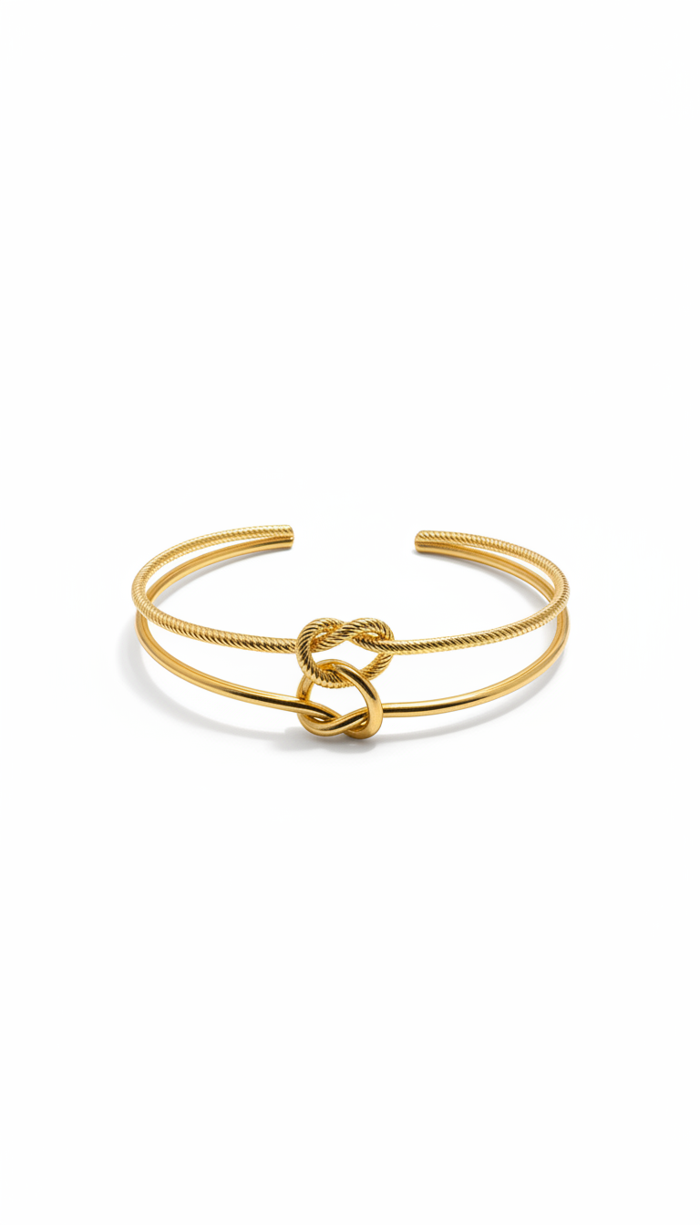Eterna Knot Cuff Bracelet