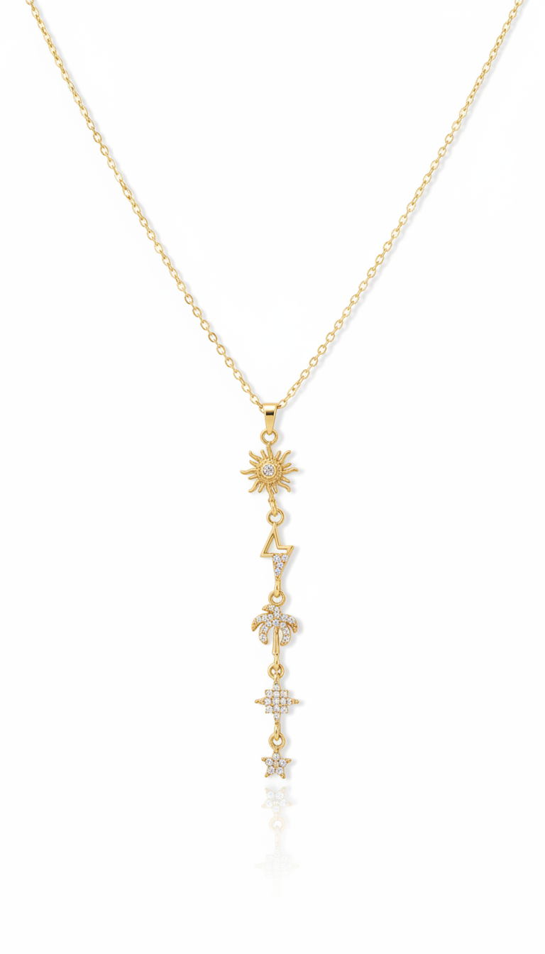 Golden Palm Necklace