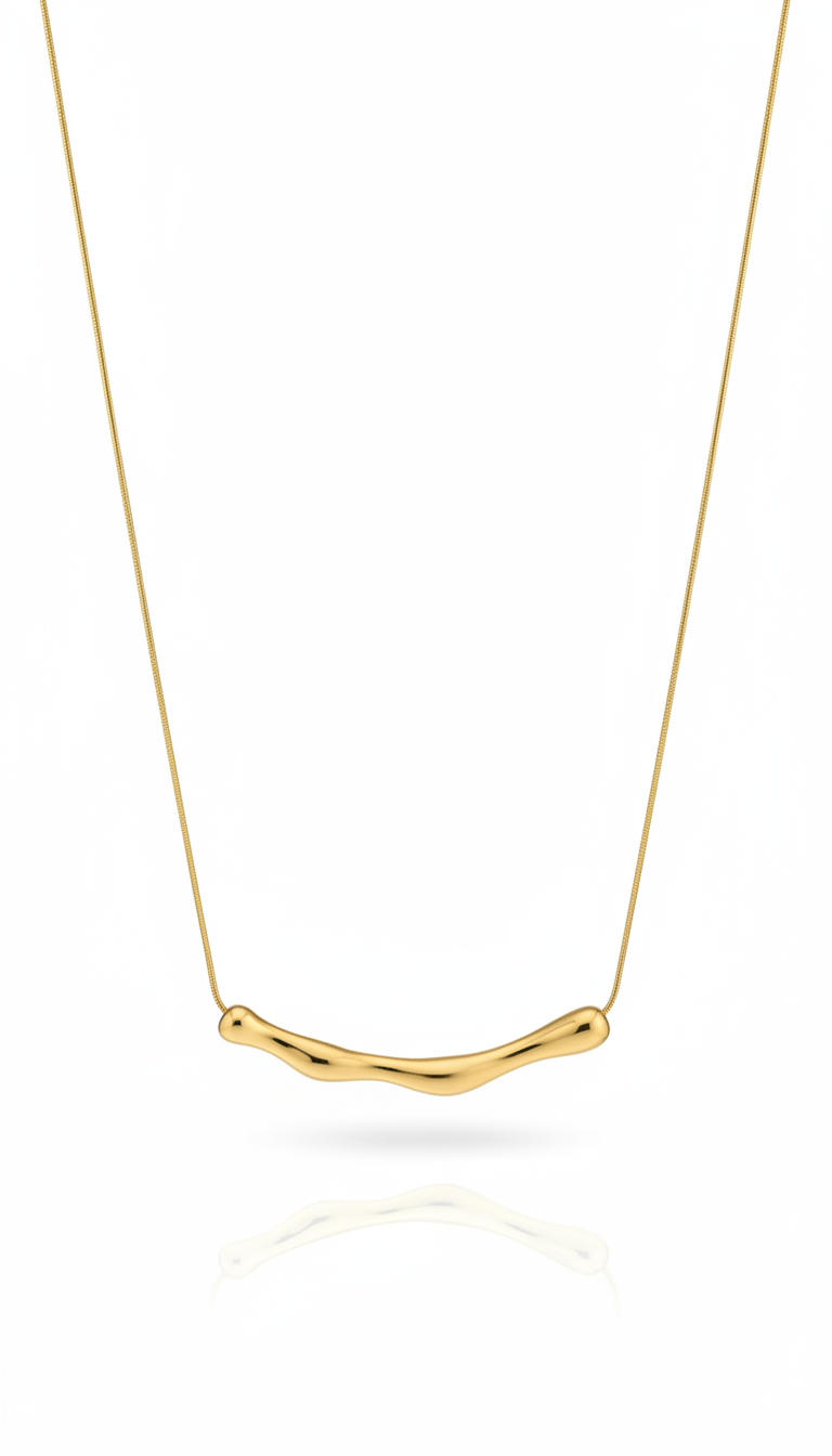 Fluid Arc Necklace