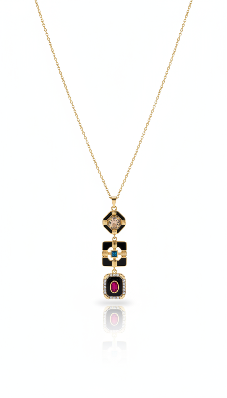 Noir Gem Necklace