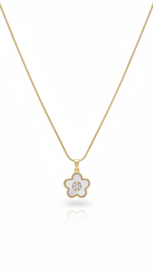 Moonflower Pendant Necklace