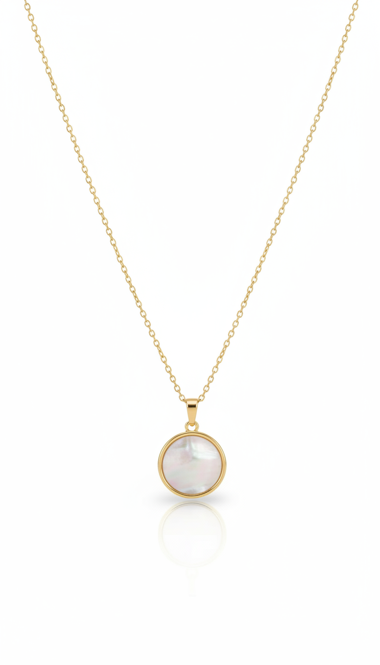 Melted Calm Pendant Necklace