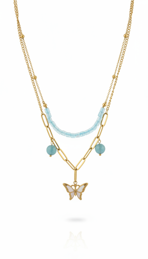 Butterbead Layered Necklace