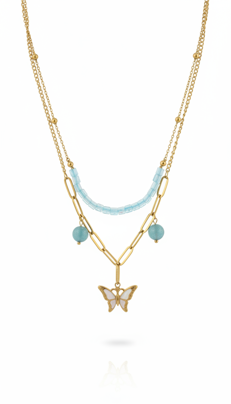 Butterbead Layered Necklace