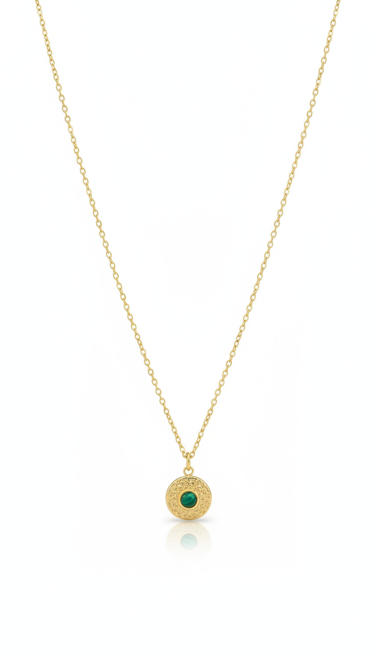 Forest Pulse Pendant Necklace