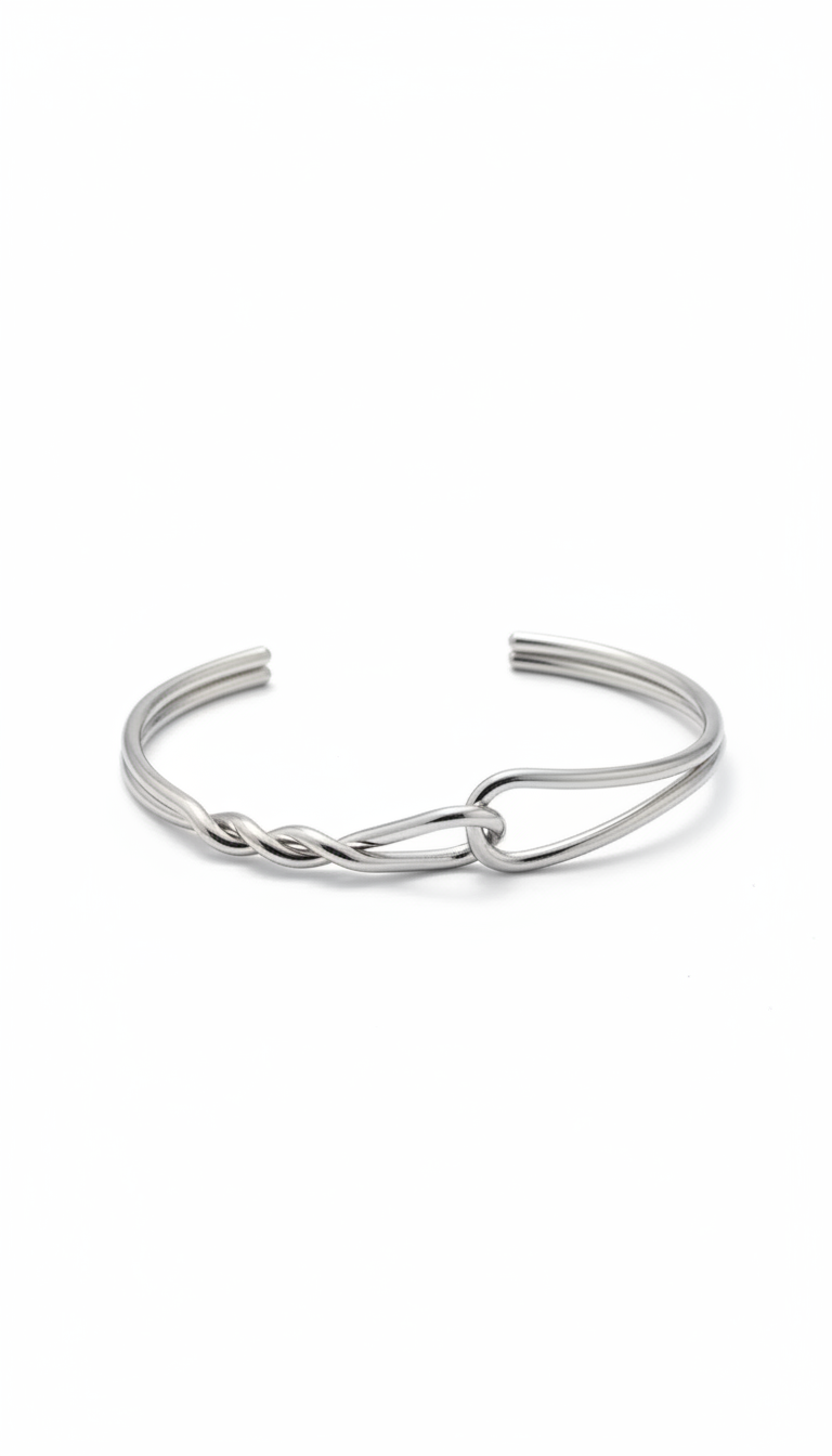 Sterling Dualis Cuff Bracelet