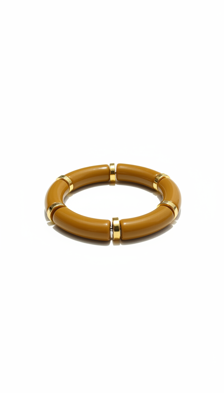 Mocha Toffee Bangle Bracelet