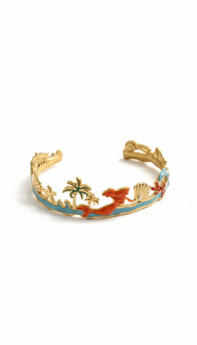 Shoreline Serenade Cuff Bracelet