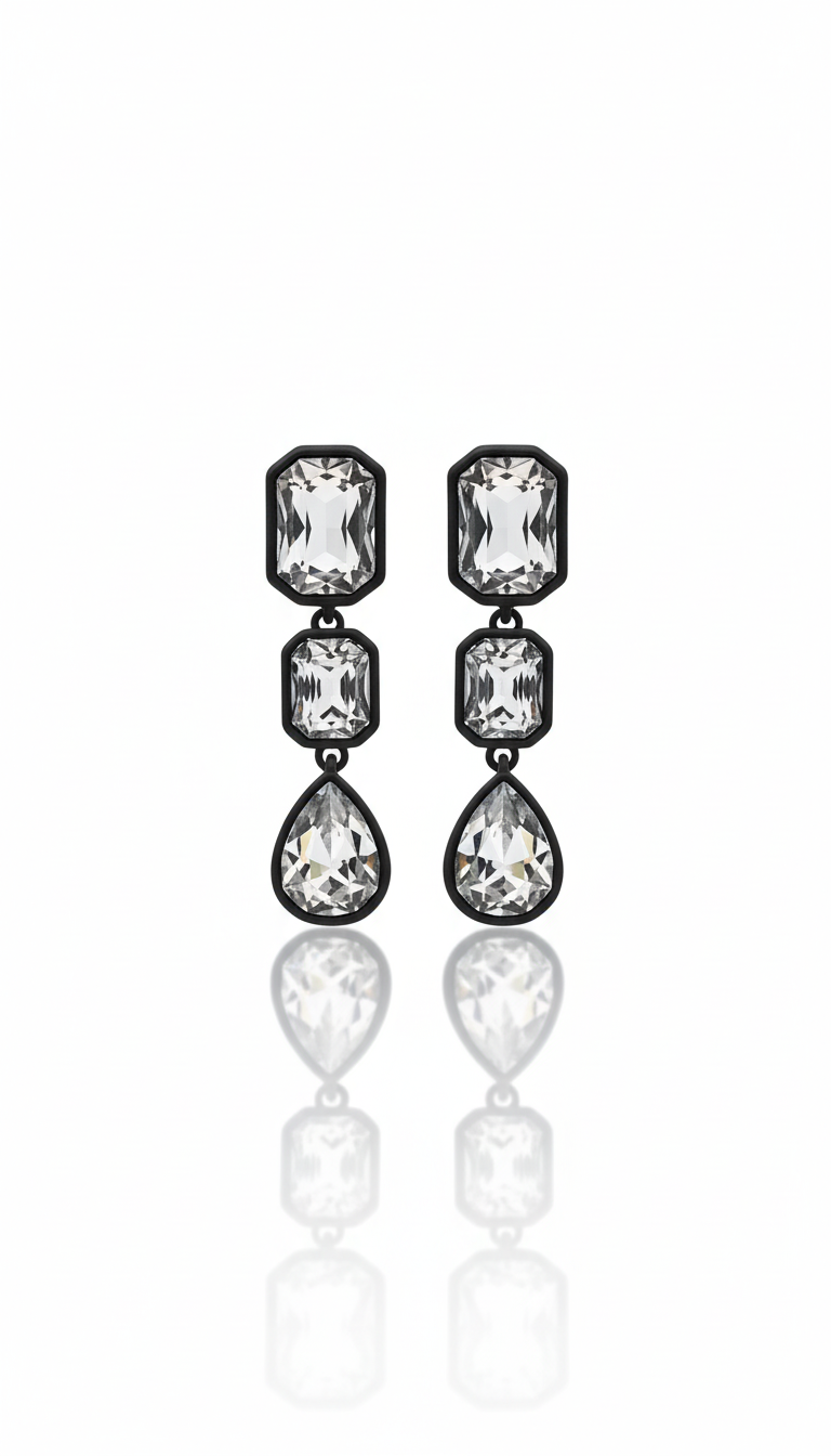 Noir Flame Earrings
