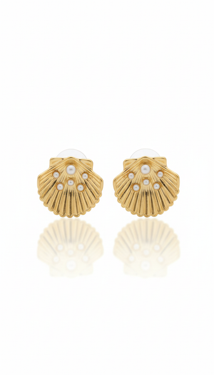 Sunset in Bloom Stud Earrings