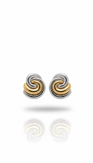 Yin-Yang Stud Earrings