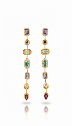 Pastel Pour Earrings