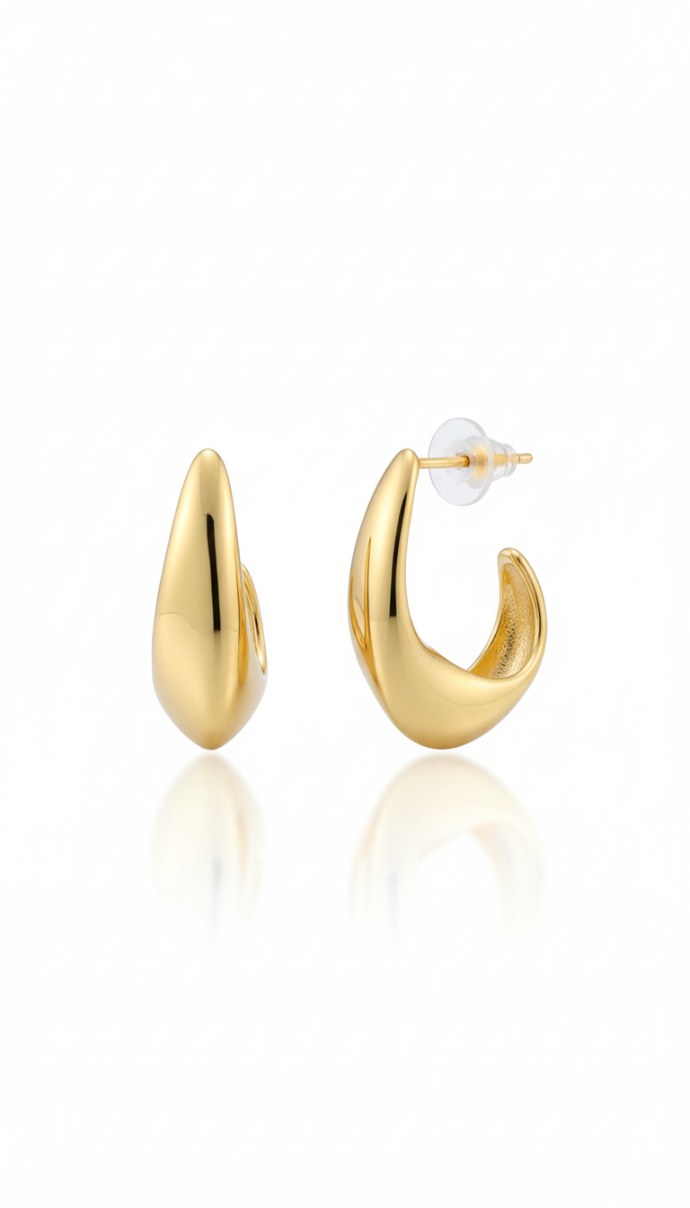 Lunelle Half Hoop Earrings