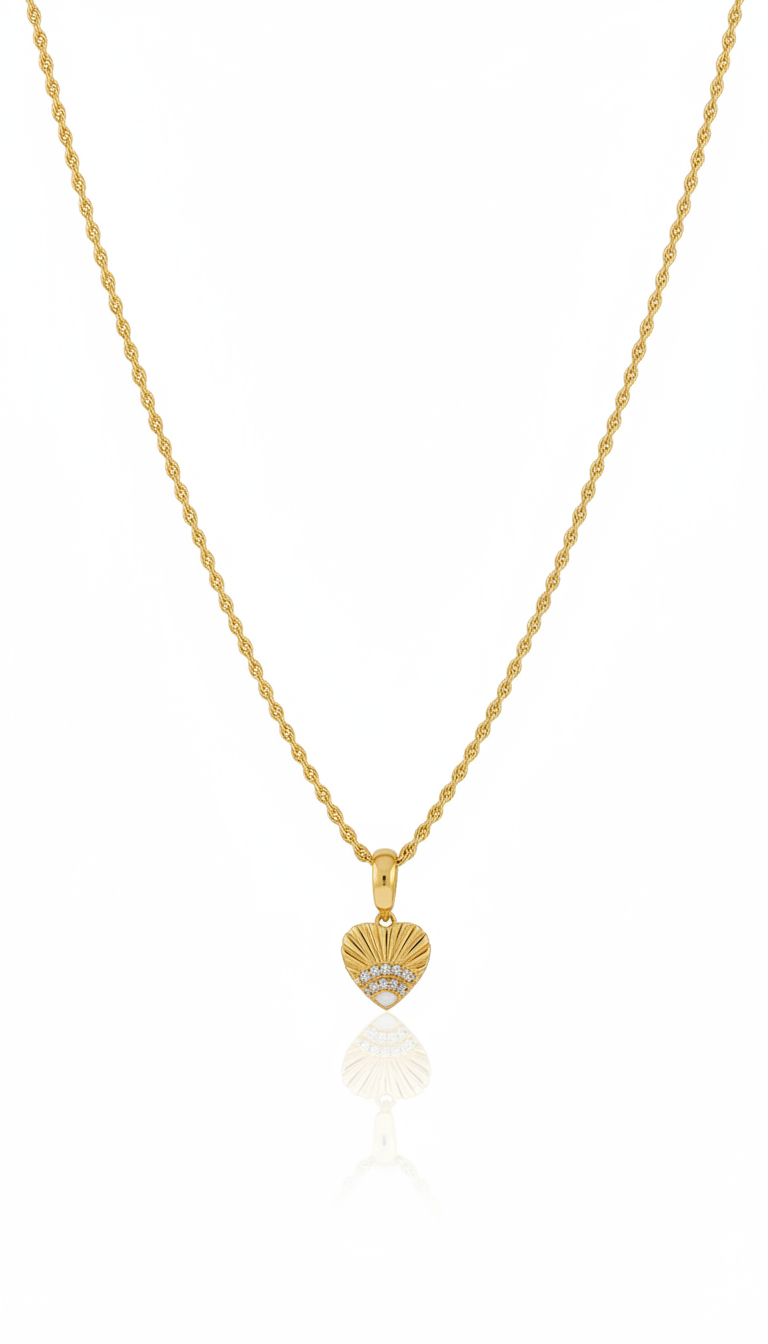 Heartline Pendant Necklace