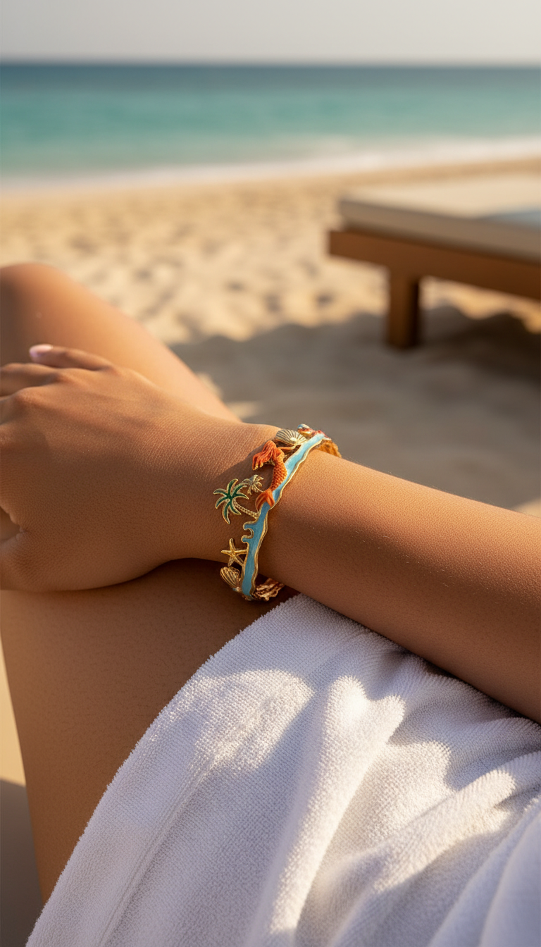 Shoreline Serenade Cuff Bracelet