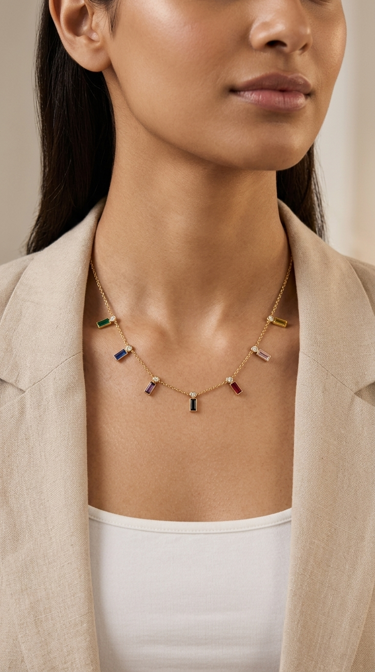 Seven Lights Necklace