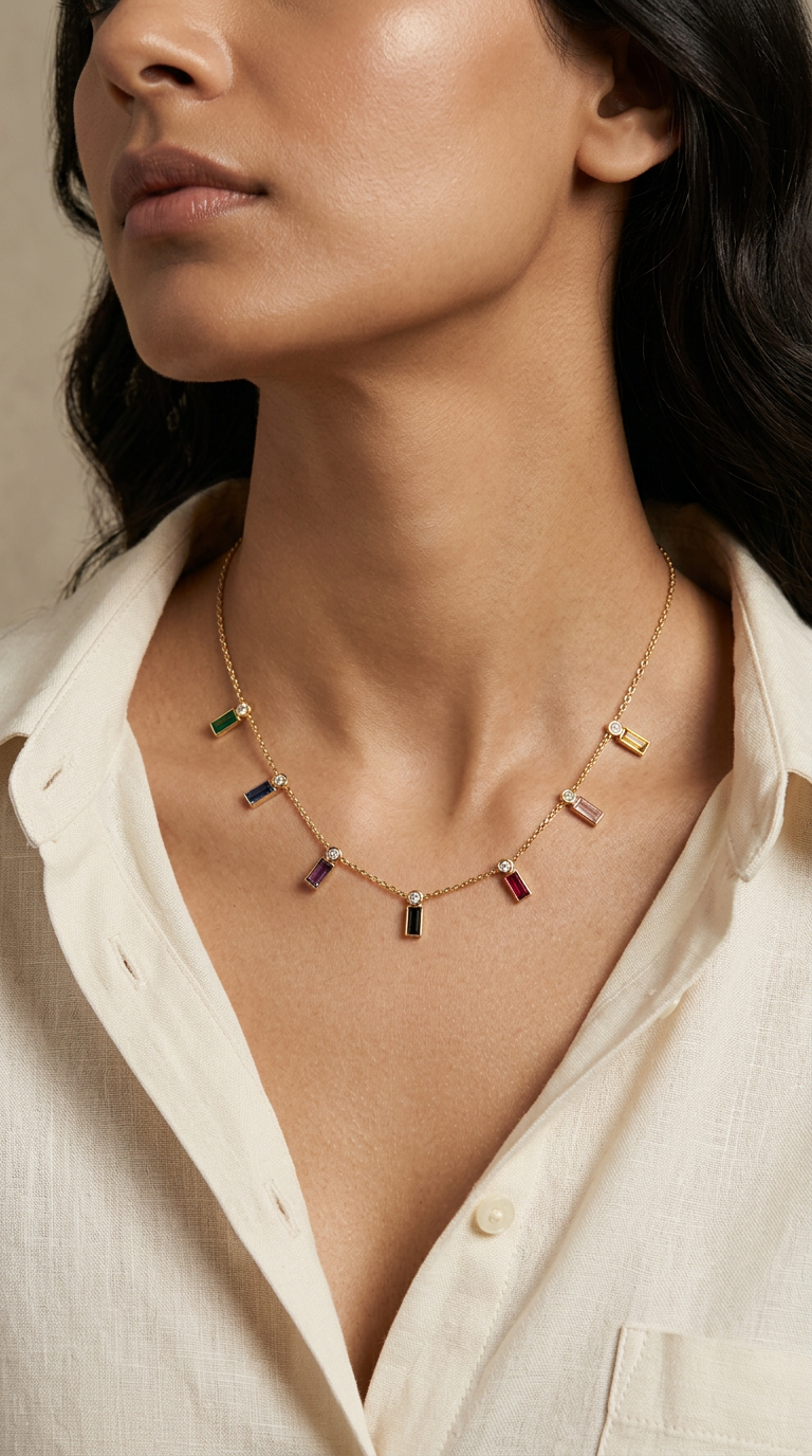 Seven Lights Necklace