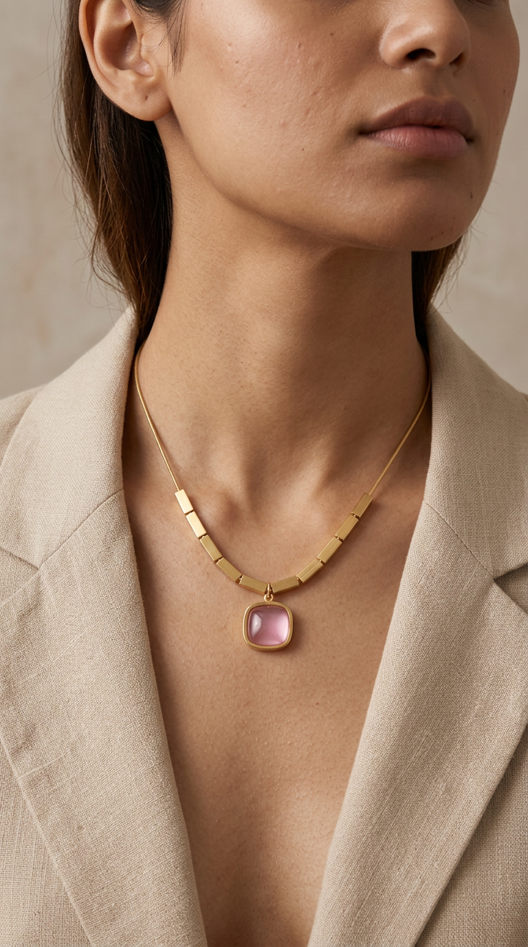 Pink Solstice Necklace