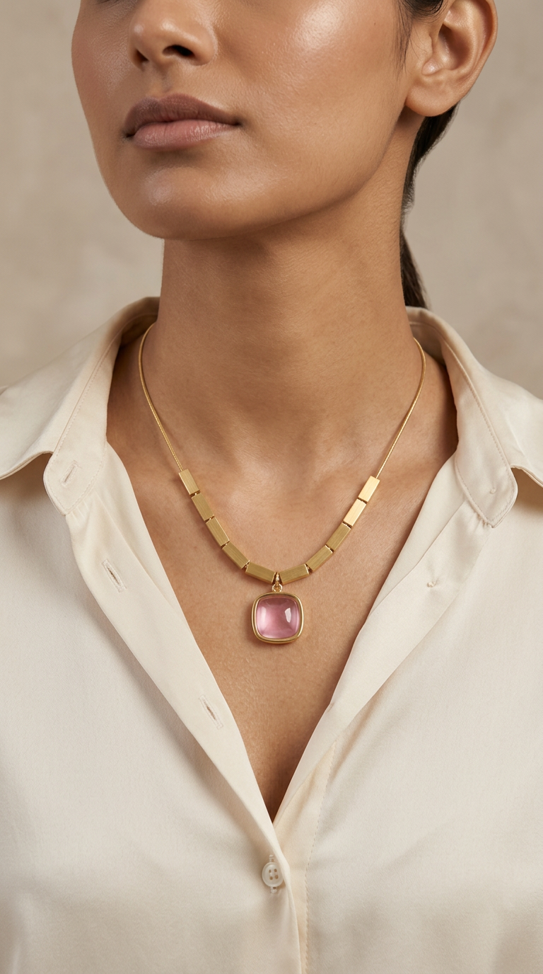 Pink Solstice Necklace