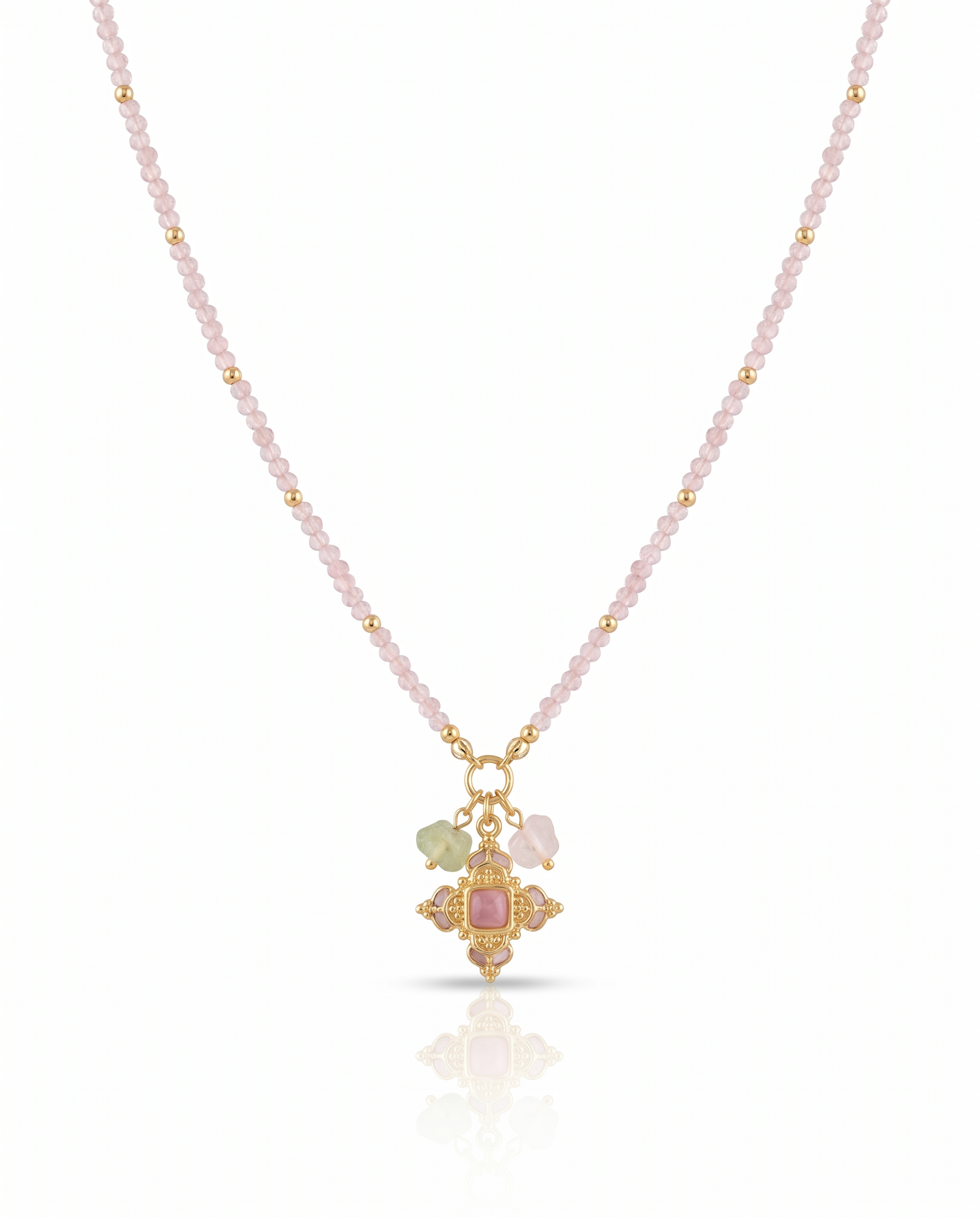 Lune Pink Strand Necklace