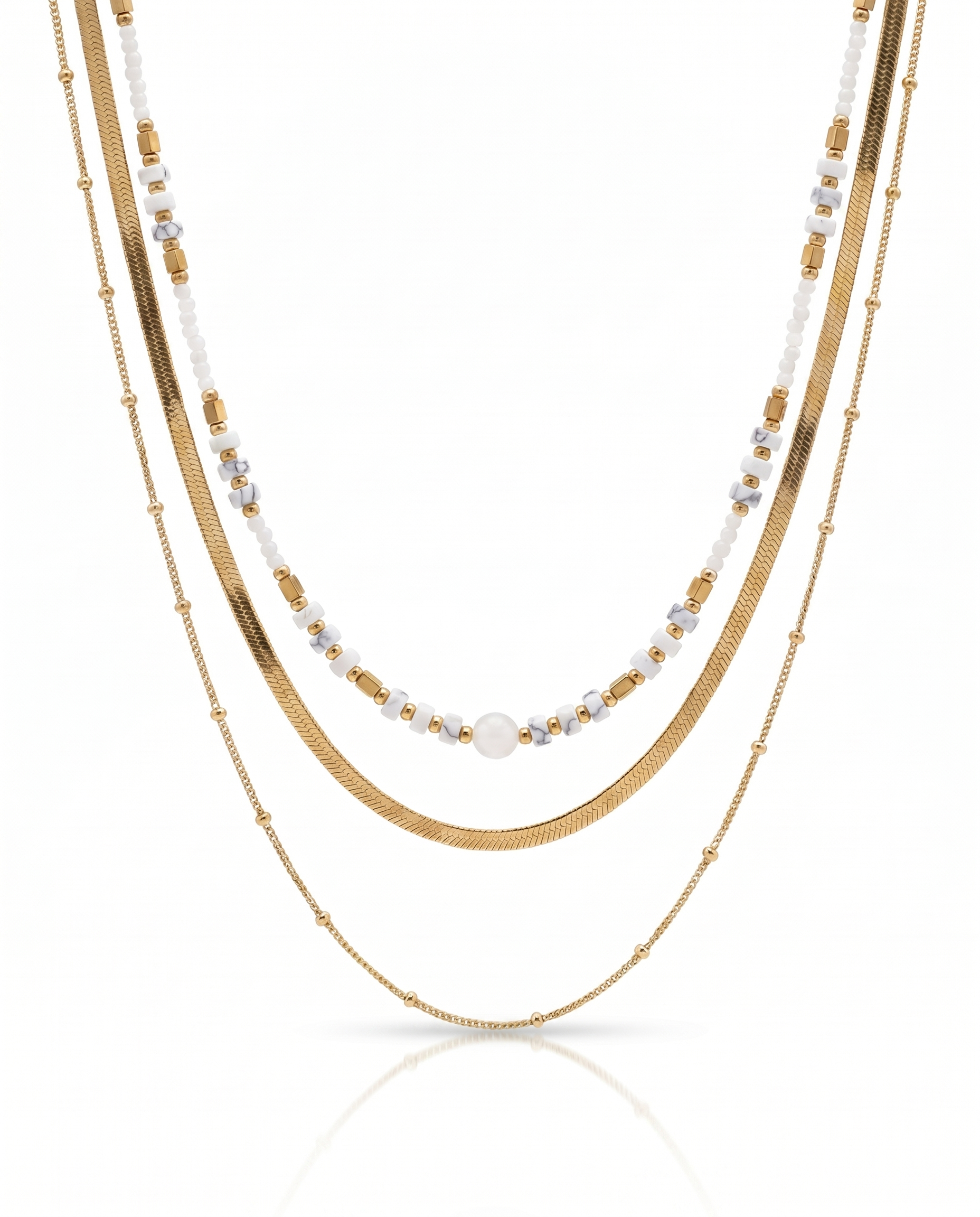 Elio Stack Layered Necklace