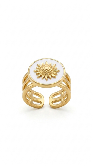 Solar White Ring